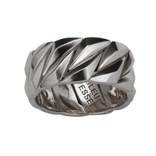 Load image into Gallery viewer, 14K Solid Gold Cuban Facet Ring by Bleu Vessel (10MM)